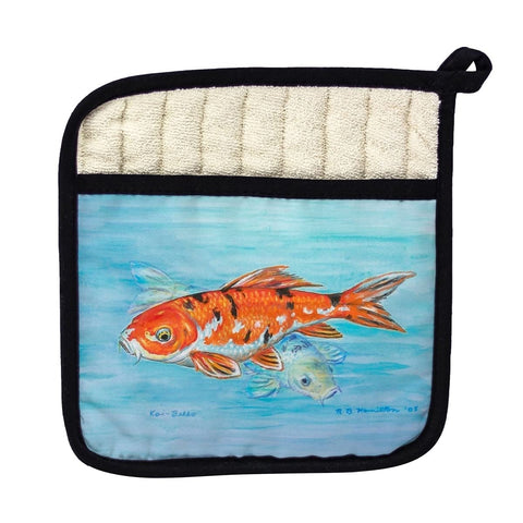 Betsy Drake PT117 Koi Pot Holder
