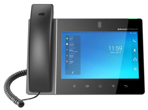 Grandstream GXV3480 IP Video Phone | 16 Lines, 16 SIP Accounts | 8-Inch Color Touch Screen | Wi-Fi 6 | Dual-Port Gigabit Ethernet with Integrated PoE