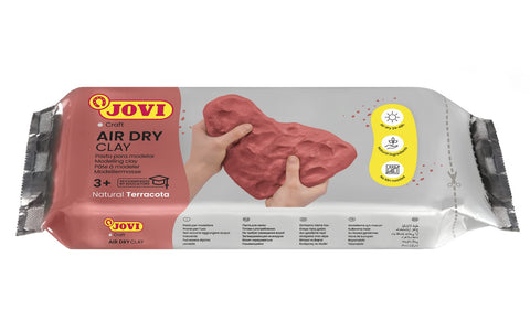 Jovi Air Dry Modeling Clay, 2.2 lb. Terracotta, Non-staining, Perfect for Arts and Crafts Projects