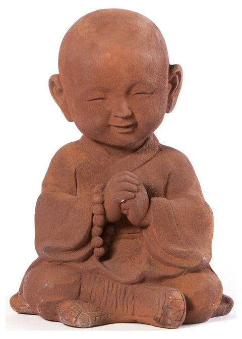 Alfresco Home Praying Buddha Garden Statue