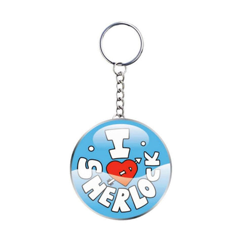 Seven20 Sherlock I Heart Sherlock Keychain
