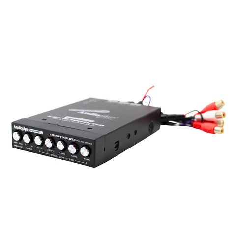 Audiopipe 5 Band Graphic Equalizer with 7 V Line Driver (EQ-57MOTO)