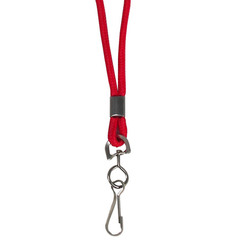 C-Line Standard Lanyard, Swivel Hook, Red, 36 Inches Long, 24 per Pack (89314-24)