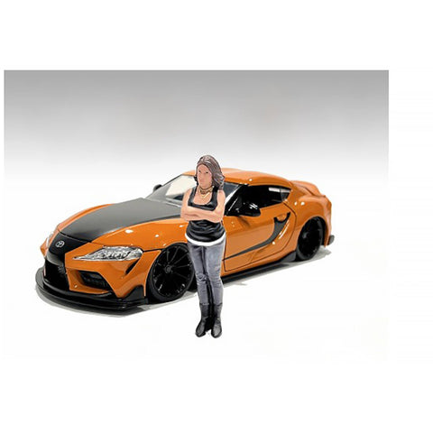 American Diorama Car Meet 3" Figurine 2 for 1/24 Scale Models