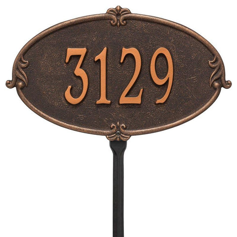 Personalized Monte Carlo Plaque – Standard – Lawn – 1 Line