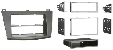 Metra Electronics 99-7514b 2010 and Up Mazda 3 Single or Double DIN Installation Kit