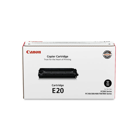 Canon Genuine E20 Black Toner Cartridge Compatible with PC100/300/400/530/700/900 Series