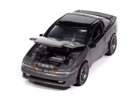 1991 Eagle Talon TSi Medium Quartz Metallic with Black Top Modern Muscle Series 1/64 Diecast Model Car by Auto World 64512-AWSP196B