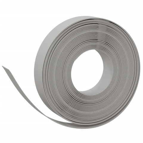 vidaXL Garden Edging, Grass Barrier Landscape Edging Roll, Edging Border for Outdoor Patio Pathway, Lawn Edging, Gray Polyethylene