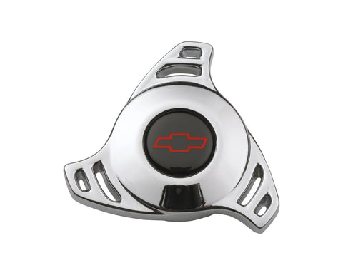 Proform 141-323 Chrome Air Cleaner Wing Nut with Large Hi-Tech Red Bowtie Logo for 1/4-20" Thread