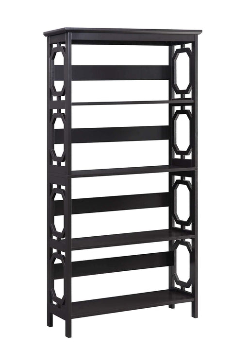 Convenience Concepts Omega 5 Tier Bookcase, Espresso