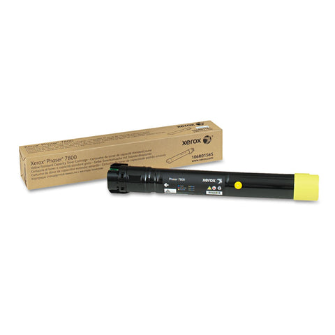 Genuine Xerox Yellow Toner Cartridge for the Phaser 7800, 106R01565