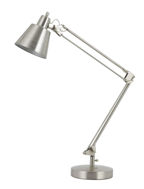 Cal Lighting BO-2165TB-BS Transitional One Table Lamp Lighting Accessories, Silver