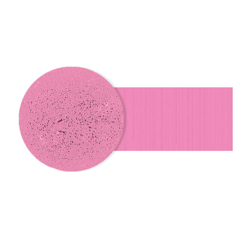 Bright Pink Crepe Paper Roll - 81' (1 Count) - Great for Stunning DIY Crafts, Party Decor, and More