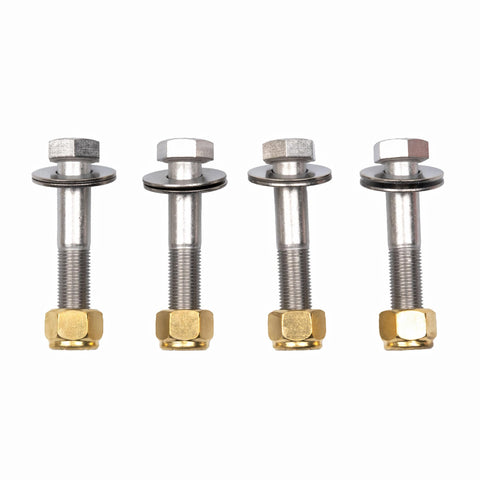 T-H Marine Jack Plate Bolt Kit – ½-20 x 2-3/4” Fine Thread Bolts with Shoulder – Stainless Steel – Includes Lock Nuts & Washers – Mounting Hardware for Outboard Motors