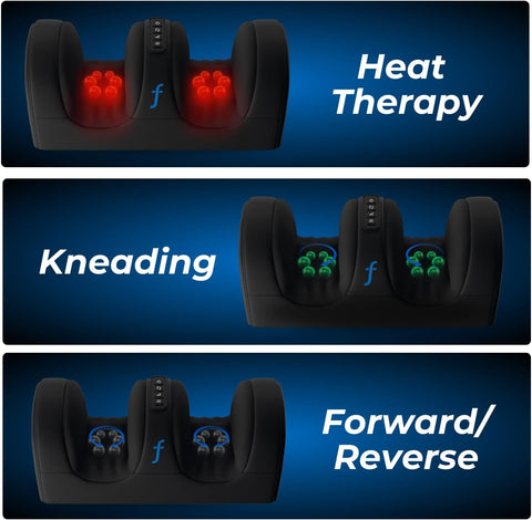 REATHLETE FOOTTOPIA Foot Massager Machine with Heat | Foot and Calf Massager | Ultimate Feet Massager for Pain Relief and Circulation Boost | Deep Tissue Massager