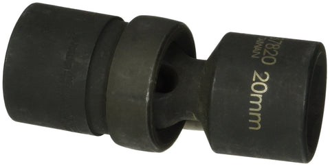 Williams 37820 1/2-Inch Drive Universal Impact Sockets, 6 Point, 20mm
