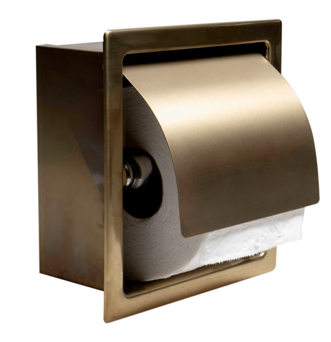 ALFI brand ABTPP77-BG Toilet Paper Holder, Brushed Gold