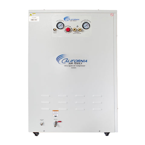 California Air Tools 10020DSPC 2.0 HP Ultra Quiet and Oil-Free Air Compressor, 10 Gallon Tank, 58 dB Noise Level, in Sound Proof Cabinet, with 80% Air Dryer and Aftercooler