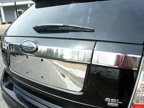 QAA is Compatible with 2007-2014 Ford Edge 3 Piece Stainless Trunk Hatch Accent Trim, Does not fit The 2011-2012" Limited Model TP47360