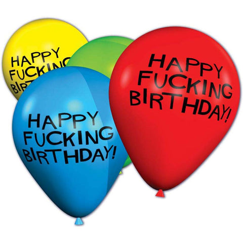 X Rated Birthday Balloons 11 Latex