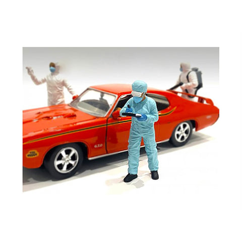 American Diorama Hazmat Crew Figurine IV for 1/24 Scale Models
