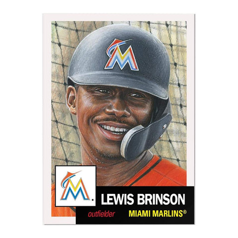 Miami Marlins #33 Lewis Brinson MLB Topps Living Set Card