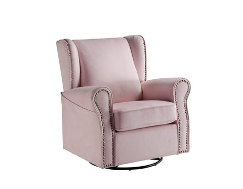 ACME Swivel Chair with Glider in Pink