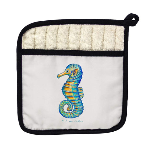 Betsy Drake PT089 Rays Seahorse Pot Holder