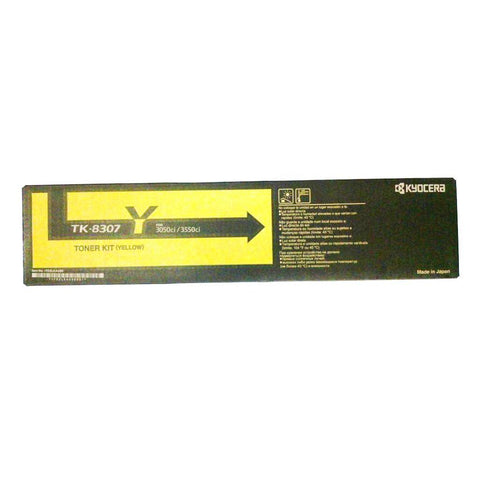 Kyocera Yellow Toner, 15000 Yield (TK-8307Y)