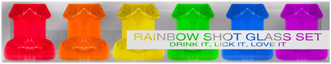 Kheper Rainbow Shot Glass Set