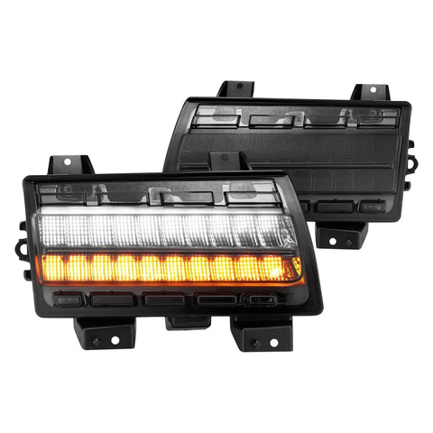 ANZO (511088) Wrangler 18-21/Gladiator 20+ LED Side Marker Lights Smoke w Sequential Signal