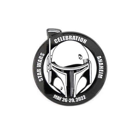 Star Wars Boba Fett Helmet Limited Edition Enamel Pin SWC 2022 Exclusive | Metal Brooch Badge Accessories For Backpack, Clothes, Hats | Gifts and Collectibles