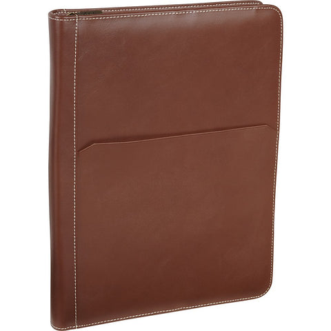 Brown Leather Writing Portfolio Cover (#503-2)