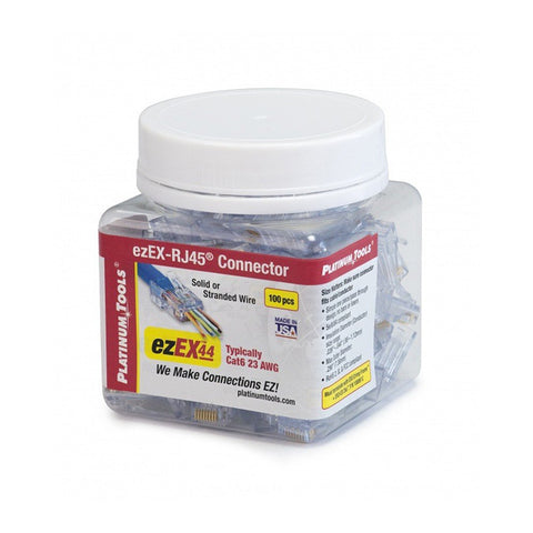 Platinum Tools EZEX44 Connector. 100/JAR