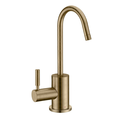 Whitehaus Collection Hot Water Point of Use Faucet Antique Brass Antique