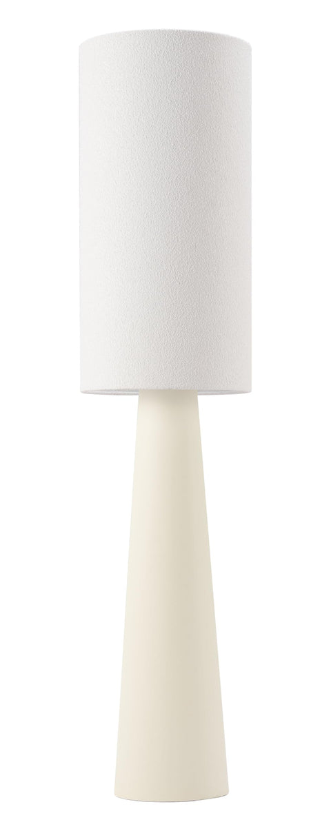 Zuo Heaven Floor Lamp White, White Floor Lamp, Modern Style, Works with dimmer (Dimmer Not Included), PVC, Lighting Floor Lamps, 11.8" W x 11.8" D x 51.2" H