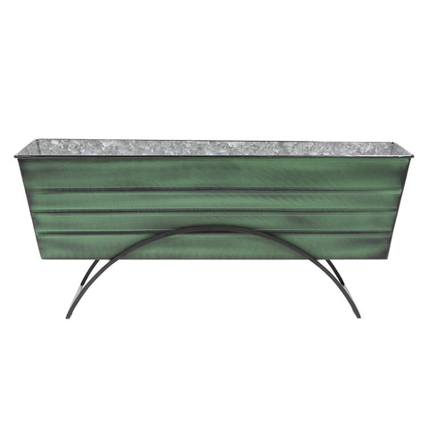 Achla Designs Odette Stand with Large Green Flower Box