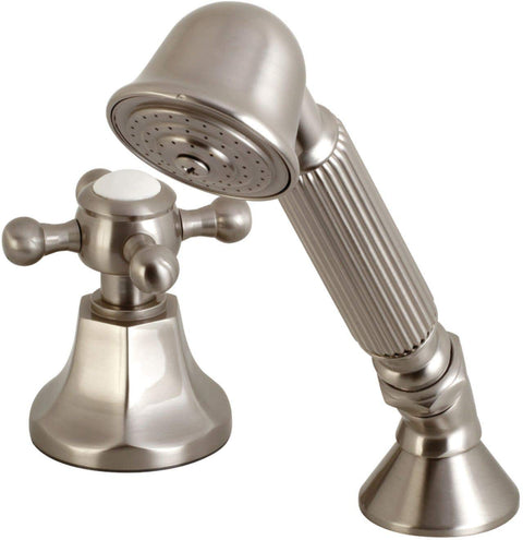 Kingston Brass KSK4308BXTR Transfer Valve Set For Roman Tub Filler, Brushed Nickel
