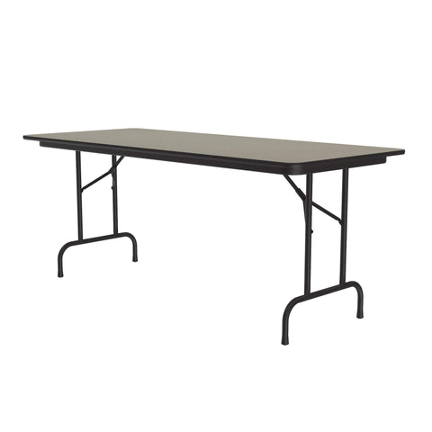 Correll 30"x60" Commercial Duty Folding Table, Savannah SandPressure Laminate Top, 3/4" Core (CF3060PX-54)