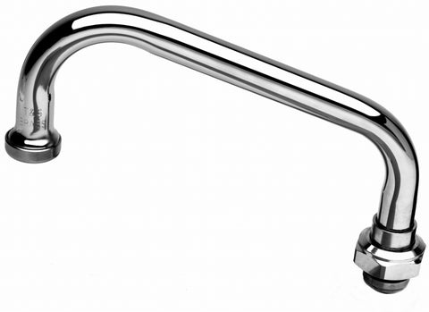 T&S Brass TS060X Swing Nozzle with Steam Regulator Outlet, 8"