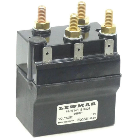 Lewmar DC66 Solenoid, Automatic, Electronic Component, Solenoid, Silver Contact, Normally Open
