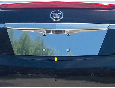 QAA Part LP53245 is a 1 Piece Stainless Steel License Plate Bezel That is Compatible with The Cadillac XTS 2013-2017
