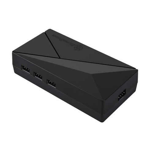 SilverStone Technology CPL02-E 8-in-1 Addressable RGB Hub Supports Up to 8 RGB Strips or Devices