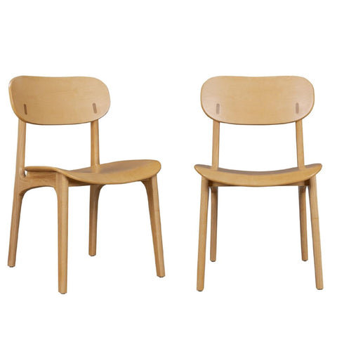 Solvang Dining Chair- Natural - Set of 2