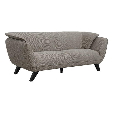 Acme Furniture Nayeli Upholstered Fabric Sofa with Wood Frame in Brown