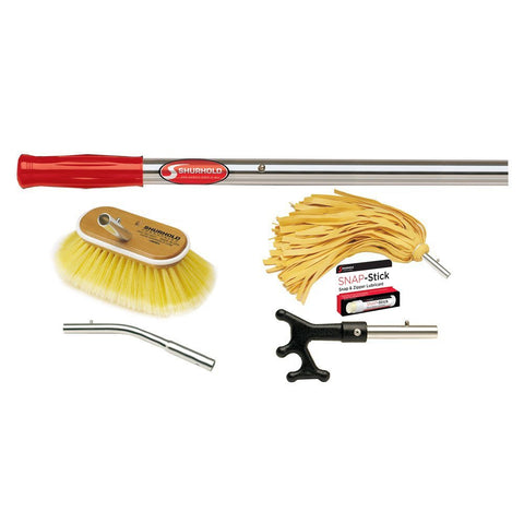 Shurhold Marine Maintenance Kit - Intermediate for Boat Wash, Wax & Surface Cleaning, Complete Care Set