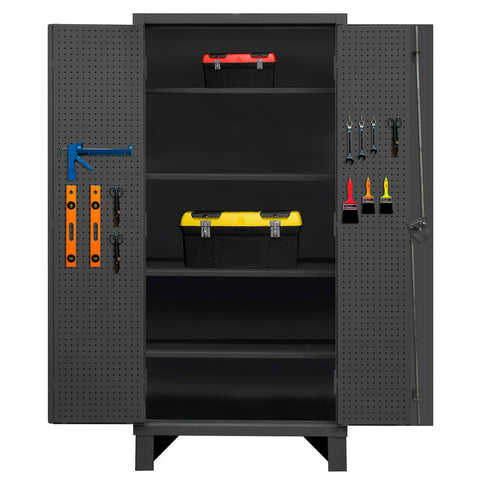Durham HDCP243678-PB32-4S95 Cabinet, 24X36, 4 shelf, 32 peg hooks