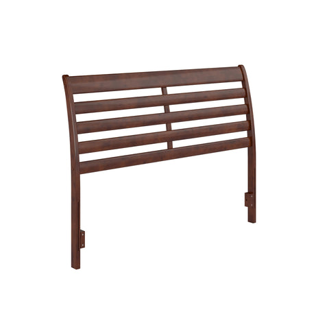 AFI, Savannah Queen Solid Wood Headboard with Attachable Charger, Walnut
