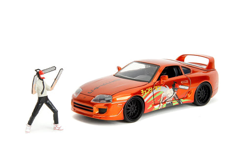 2022 Toyota Supra Diecast Figure, Orange - Toys 35181 - 1/24 Scale Diecast Model Car